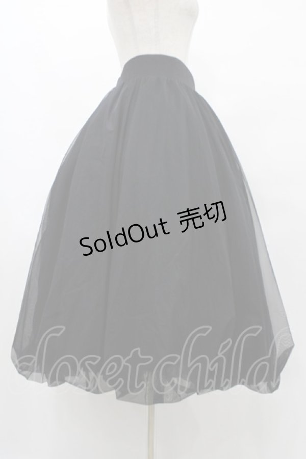 画像3: Na+H / hmバルーンスカート  黒 H-25-09-17-1028-PU-SK-KB-ZH (3)