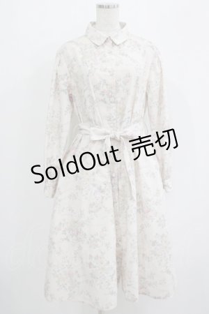 画像: axes femme POETIQUE / ヴィンテージフラワーワンピース M 生成り H-25-09-18-029-AX-OP-NS-ZH