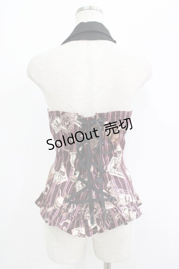 画像3: ALICE and the PIRATES / Teufel von Hameln柄ベスト Free ロザリオ(ボルドー) H-25-09-18-035-PA-TO-NS-ZH (3)