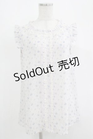 画像: axes femme / 小花柄ノースリブラウス M ピンク H-25-09-18-040-AX-BL-NS-ZH