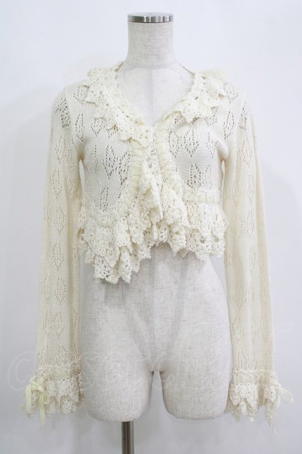 画像1: Angelic Pretty / Dolly Ribbon ニットボレロ Free  H-25-09-18-052-AP-TO-NS-ZH (1)