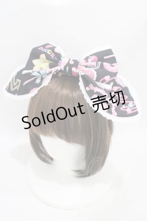 画像: Angelic Pretty / Toy's Donut Dinerヘアバンド  ブラック H-25-09-18-1006-AP-AC-NS-ZH