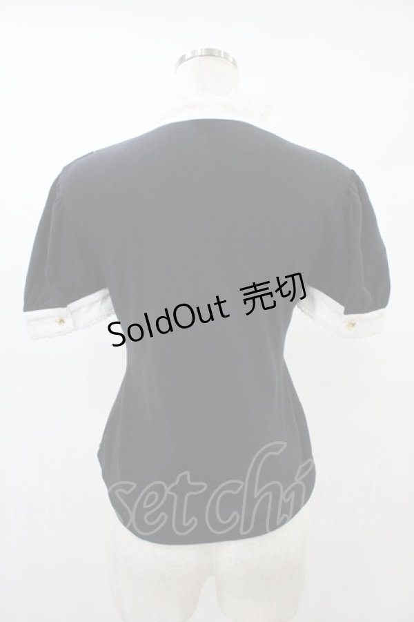 画像2: Angelic Pretty / ラウンドジャボカットソー Free ブラック H-25-09-18-1058-AP-TO-NS-ZH (2)