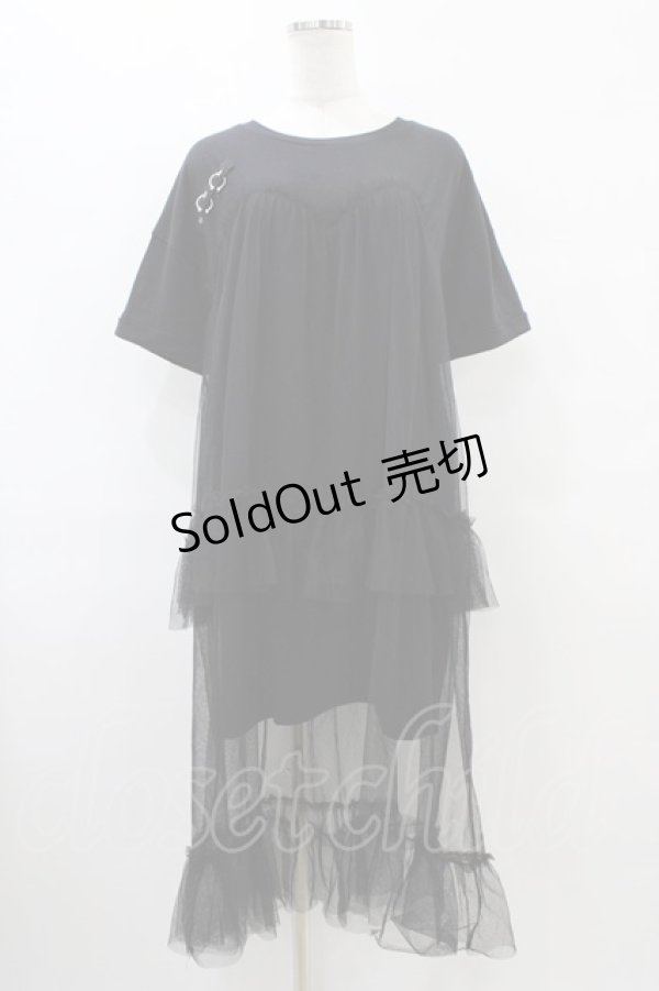 画像1: Ank Rouge / チュールドッキングTe M ブラック H-25-09-18-1059-CA-TS-NS-ZH (1)