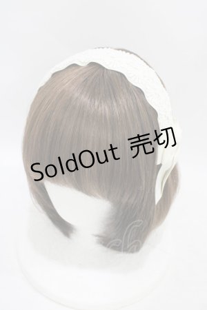 画像: m petit by misako / TT*AMレースカチューシャ  アイボリー H-25-09-18-1008-LO-AC-NS-ZH