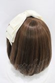 画像2: m petit by misako / NINA'sコラボ AM*NIリボンカチューシャ  アイボリー H-25-09-18-1009-LO-AC-NS-ZH (2)