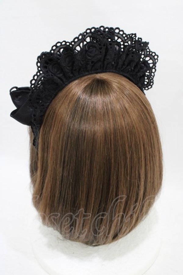 画像2: BABY,THE STARS SHINE BRIGHT / CafeDollカチューシャ  ブラック H-25-09-18-1010-BA-AC-NS-ZH (2)