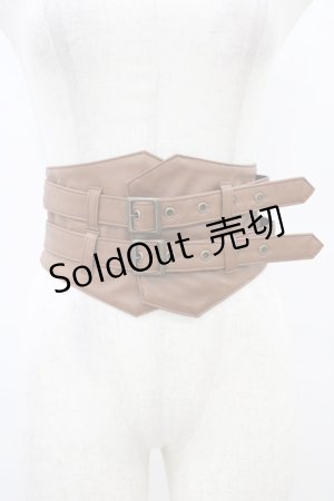 画像: ALICE and the PIRATES / 合皮カマーベルト Free キャメル H-25-09-18-1016-PA-ZA-NS-ZH