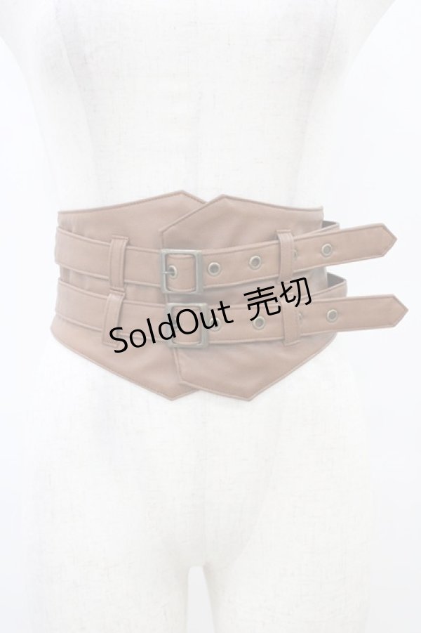 画像1: ALICE and the PIRATES / 合皮カマーベルト Free キャメル H-25-09-18-1016-PA-ZA-NS-ZH (1)