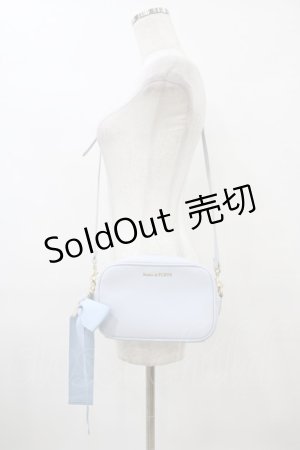 画像: Maison de FLEUR / リボンチャームショルダーバッグ  サックス H-25-09-18-1017-LO-BG-NS-ZH