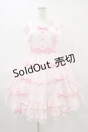 画像: Angelic Pretty / Melody Frillジャンパースカート Free ピンク H-25-09-18-1024-AP-OP-NS-ZH