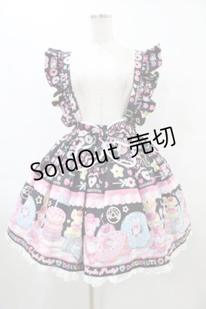 画像: Angelic Pretty / Toy's Donut Dinerスカート Free ブラック H-25-09-18-1028-AP-SK-NS-ZH