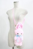 画像1: Angelic Pretty / BUNNY TOYぬいぐるみポーチ  ピンク H-25-09-18-058-AP-BG-NS-ZH (1)