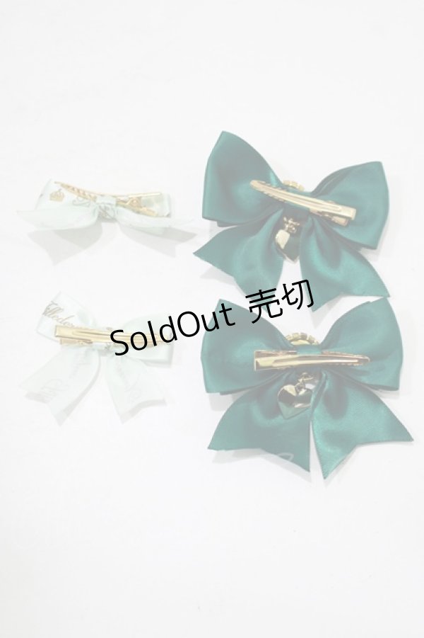 画像3: Amavel / 推しカラーリボンクリップPart2  グリーン H-25-09-18-072-CA-AC-NS-ZH (3)