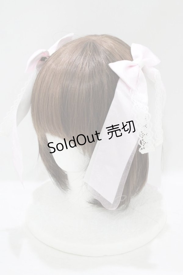 画像1: Angelic Pretty / ハートチャームリボンクリップSet  ピンク H-25-09-18-077-AP-AC-NS-ZH (1)