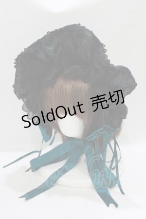 画像: ALICE and the PIRATES / Vampire Nocturne柄ボンネット  グリーン H-25-09-18-078-PA-AC-NS-ZH