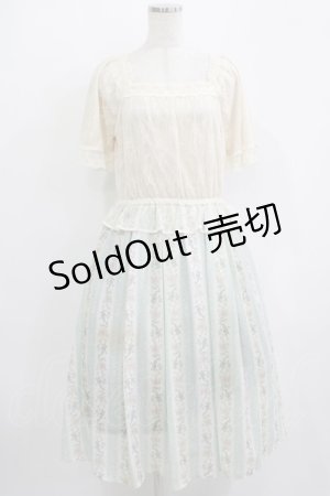 画像: axes femme / ミュルーズドッキングワンピース M ミント H-25-09-18-008-AX-OP-NS-ZH