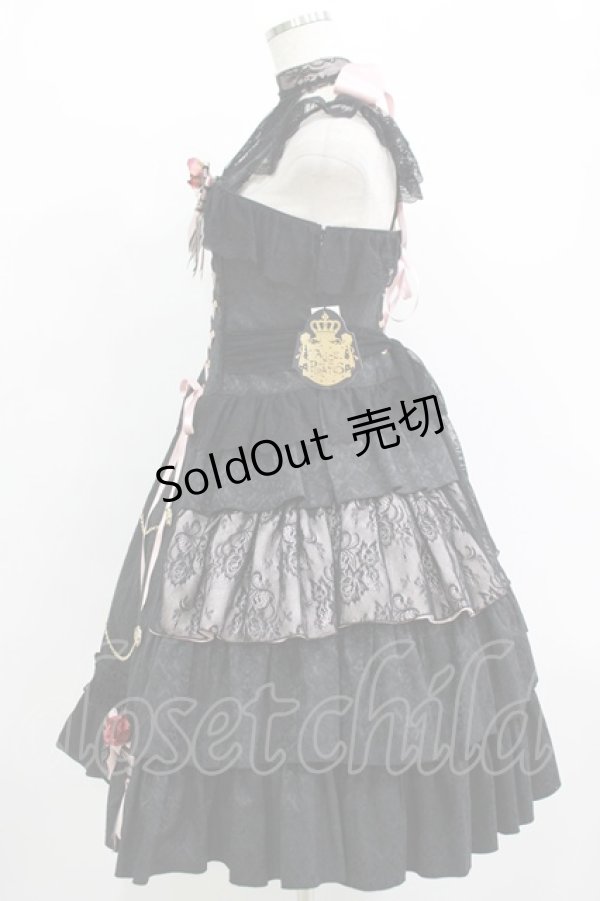 画像2: ALICE and the PIRATES / Sweet Devilジャンパースカート Free ブラック/ピンク H-25-09-18-002-PA-OP-NS-ZH (2)