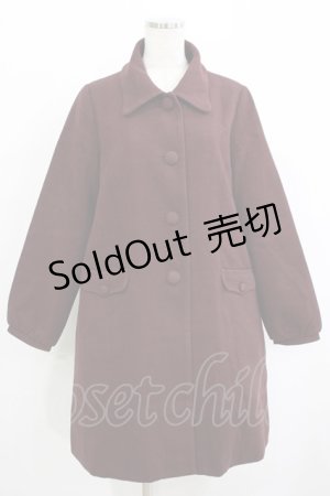 画像: Fi.n.t / ロングコート Free Bordeaux H-25-09-18-019-CA-CO-NS-ZH