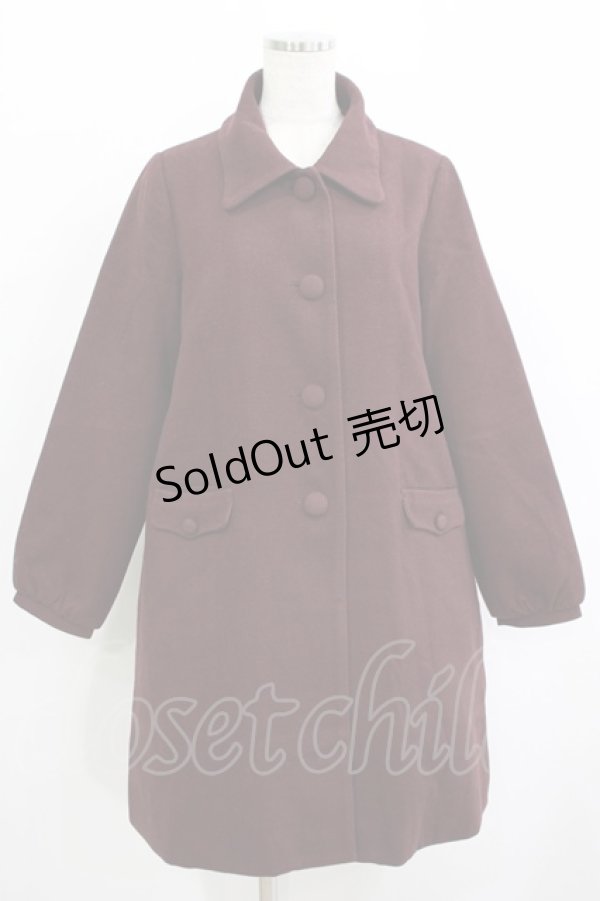 画像1: Fi.n.t / ロングコート Free Bordeaux H-25-09-18-019-CA-CO-NS-ZH (1)