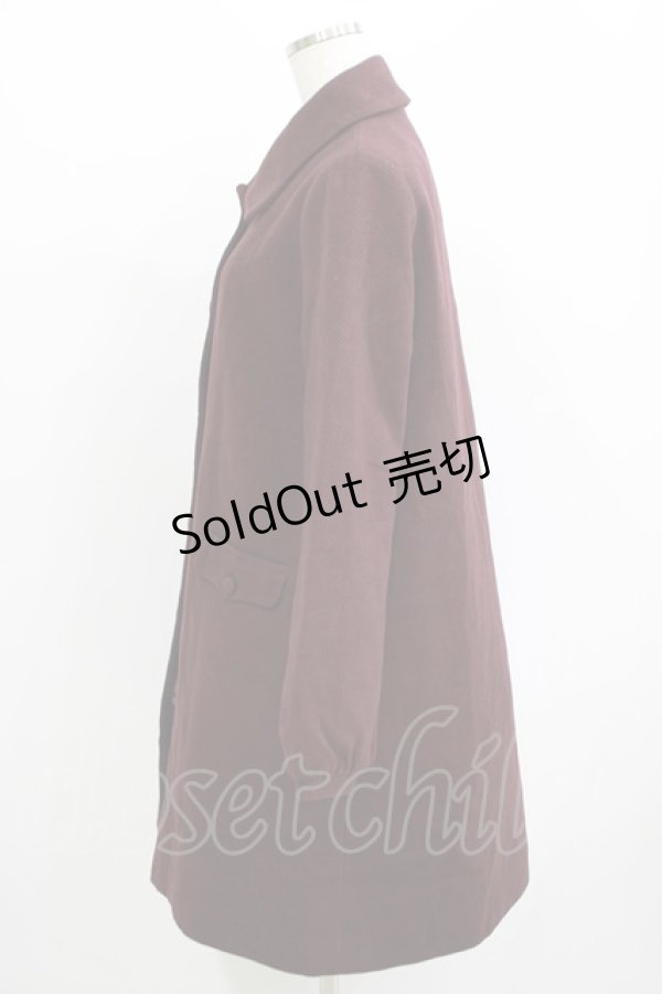 画像2: Fi.n.t / ロングコート Free Bordeaux H-25-09-18-019-CA-CO-NS-ZH (2)