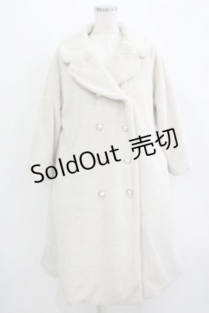 画像: an another angelus / パールダブル釦エコファーコート Free IVORY H-25-09-18-020-CA-CO-NS-ZH