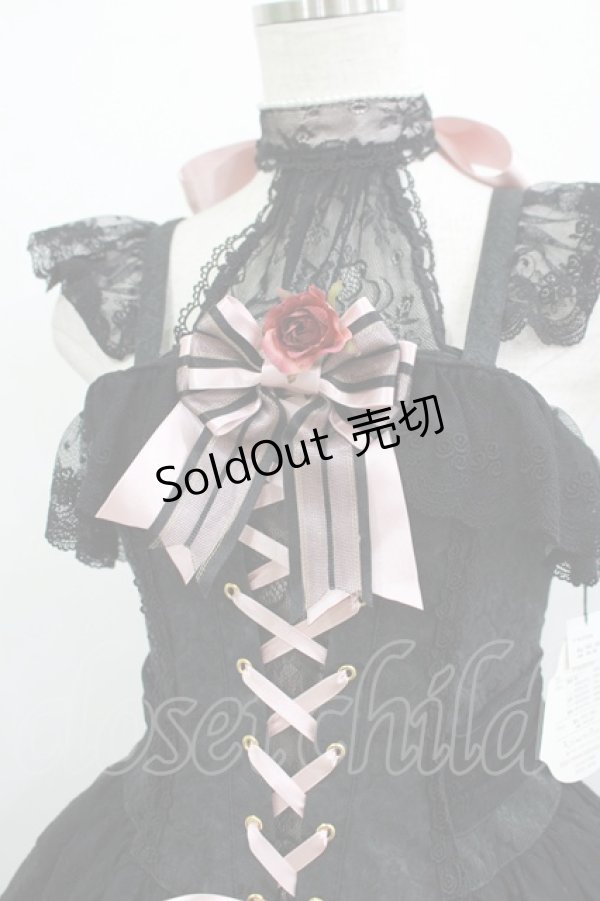 画像4: ALICE and the PIRATES / Sweet Devilジャンパースカート Free ブラック/ピンク H-25-09-18-002-PA-OP-NS-ZH (4)