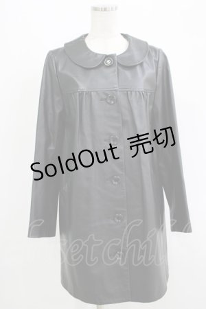 画像: Katie / GOOD GIRLレザーコート  ブラック H-25-09-19-030-LO-CO-KB-ZH