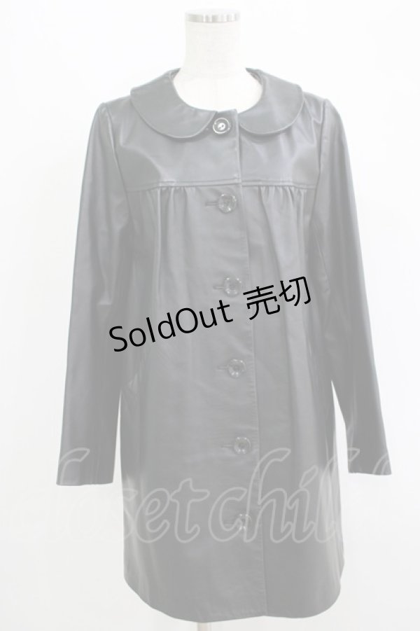 画像1: Katie / GOOD GIRLレザーコート  ブラック H-25-09-19-030-LO-CO-KB-ZH (1)