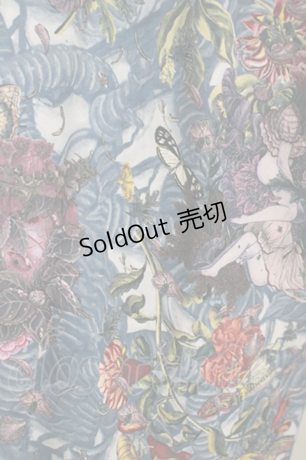 画像4: pays des fees  / サイドレースパンツ  ブルー H-25-09-19-035-PU-PA-KB-ZH (4)