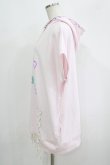 画像2: LISTEN FLAVOR / 秘密のおまじないレースアップBIGパーカーワンピ  BABY PINK H-25-09-19-036-PU-OP-KB-ZH (2)