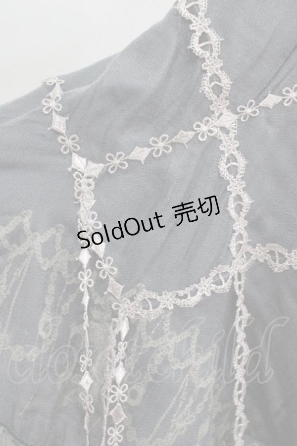 画像4: OZZ ANGELO / ケープポンチョ  グレー H-25-09-19-039-OO-TO-KB-ZT1018E (4)