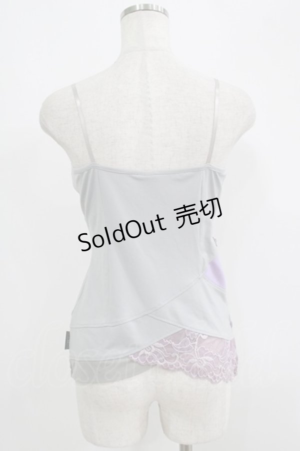 画像5: Ozz oneste / 和チャイナキャミソール＆ボレロ  グレー H-25-09-19-044-OO-TO-KB-ZH (5)