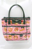 画像2: Shirley Temple / ベーカリートート＆ポーチ  ピンク×グリーン H-25-09-19-050-ET-BG-KB-ZH (2)