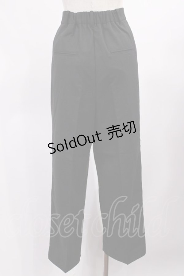 画像2: Fi.n.t / センタープレス起毛ストレートパンツ S BLACK H-25-09-19-1017-CA-PA-NS-ZH (2)