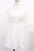 画像1: F&A / フィレレース使いチュニックシャツ Free OFF WHITE H-25-09-19-1019-LO-BL-NS-ZH (1)