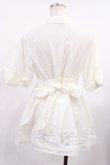 画像2: F&A / フィレレース使いチュニックシャツ Free OFF WHITE H-25-09-19-1019-LO-BL-NS-ZH (2)