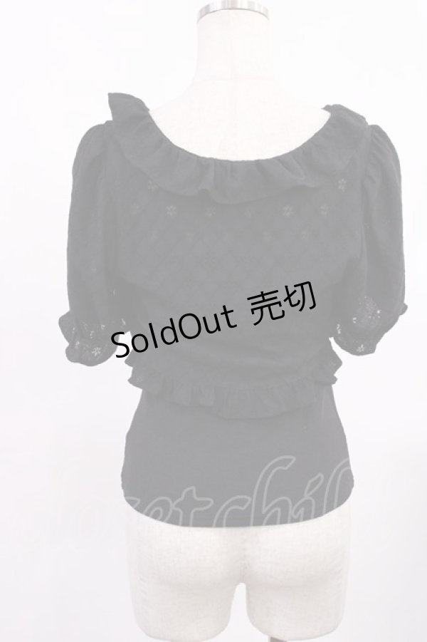 画像2: Bubbles / フラワーレースアンサンブル Free ブラック H-25-09-19-1023-CA-TO-NS-ZH (2)