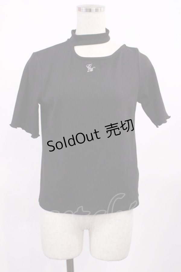 画像1: EATME / リブアームウォーマーTOP Free ブラック H-25-09-19-1024-LO-TO-NS-ZH (1)