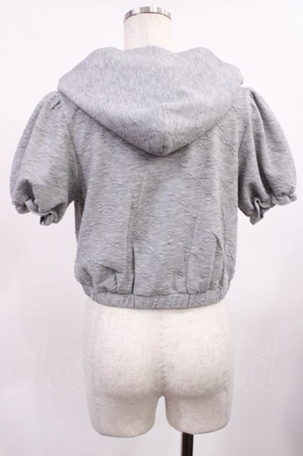 画像2: Bubbles / ジャガードリボンパーカー Free グレー H-25-09-19-1025-CA-TO-NS-ZH (2)