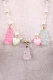 画像1: Angelic Pretty / Gummy Bunnyネックレス  オフ H-25-09-19-1031-AP-AC-NS-ZH (1)