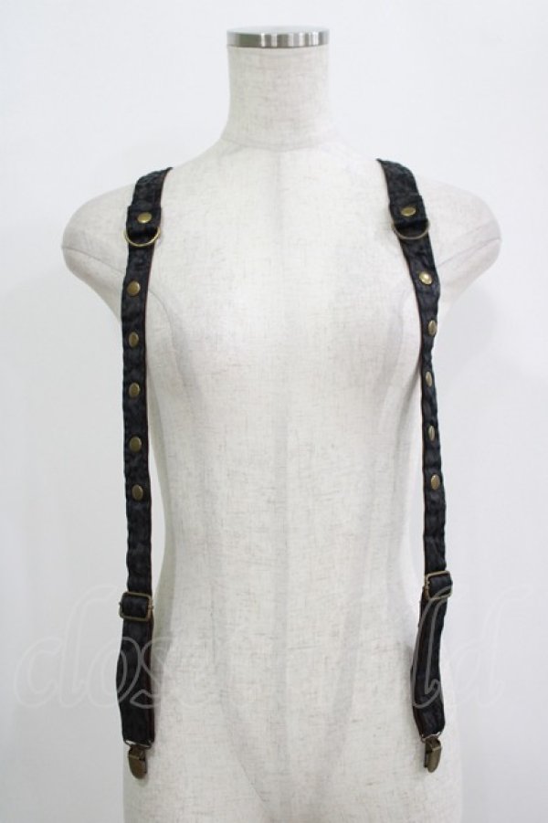 画像1: STEAM / サスペンダー  茶 H-25-09-19-059-HN-ZA-KB-ZH (1)