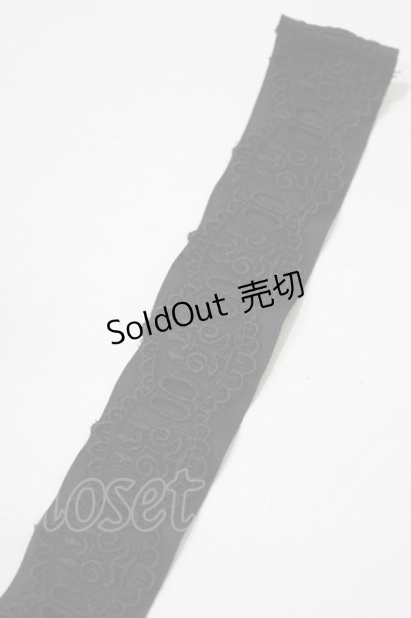 画像3: Moi-meme-Moitie / タイニーローズレースリネンヘッドドレス  黒×黒 H-25-09-19-062-MO-AC-KB-ZH (3)