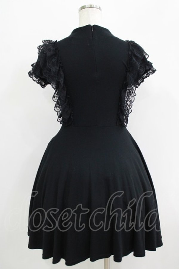 画像3: Katie / ROSEMARY bottle neck one-piece  ブラック H-25-09-19-009-LO-OP-KB-ZH (3)