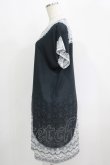 画像2: abilletage / トロンプルイユTシャツワンピース（レースセーラー）  ブラック H-25-09-19-024-GO-OP-KB-ZH (2)