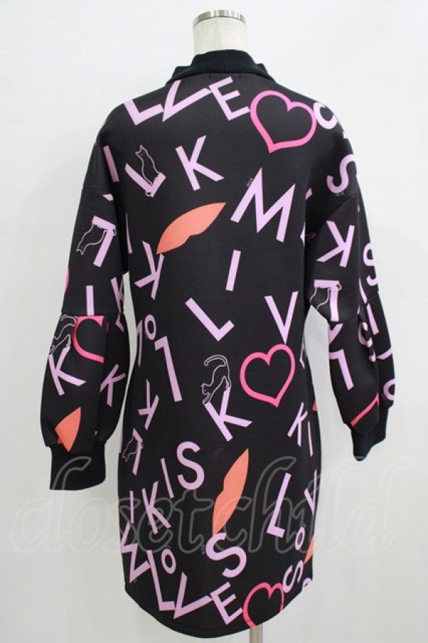 画像3: MILK / MILKISSカットワンピース  ブラックベース H-25-09-20-026-ML-OP-KB-ZH (3)