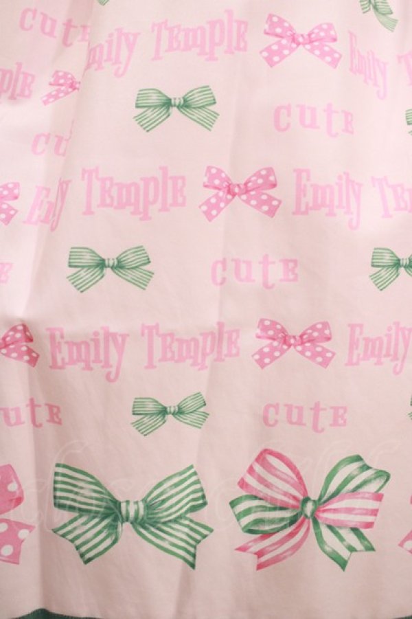 画像4: Emily Temple cute / トリプルRIBBONキャミソールワンピース  ピンク H-25-09-20-003-ET-OP-KB-ZH (4)