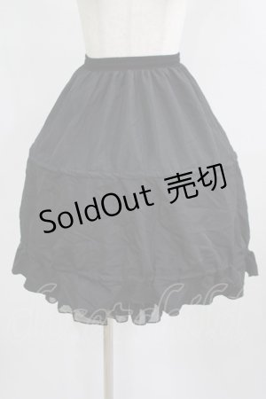 画像: Hoshibako Works / 47cmショートワイヤーパニエスカート Free ブラック H-25-09-20-044-LO-SK-NS-ZH