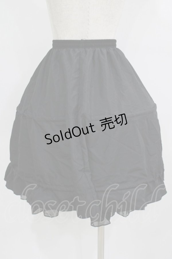 画像2: Hoshibako Works / 47cmショートワイヤーパニエスカート Free ブラック H-25-09-20-044-LO-SK-NS-ZH (2)