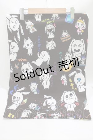 画像: NieR Clothing / NieRオリジナル総柄枕カバー【STAMP NieR II】 43cm×63cm  H-25-09-20-047-PU-ZA-KB-ZH